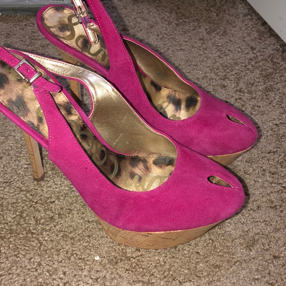Sam Edelman Novato Pink Paparazzi Pumps.